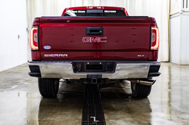 2016 GMC Sierra 1500 4x4 Crew Cab SLT Z71 Longbox Leather Roof BCam Red Deer AB