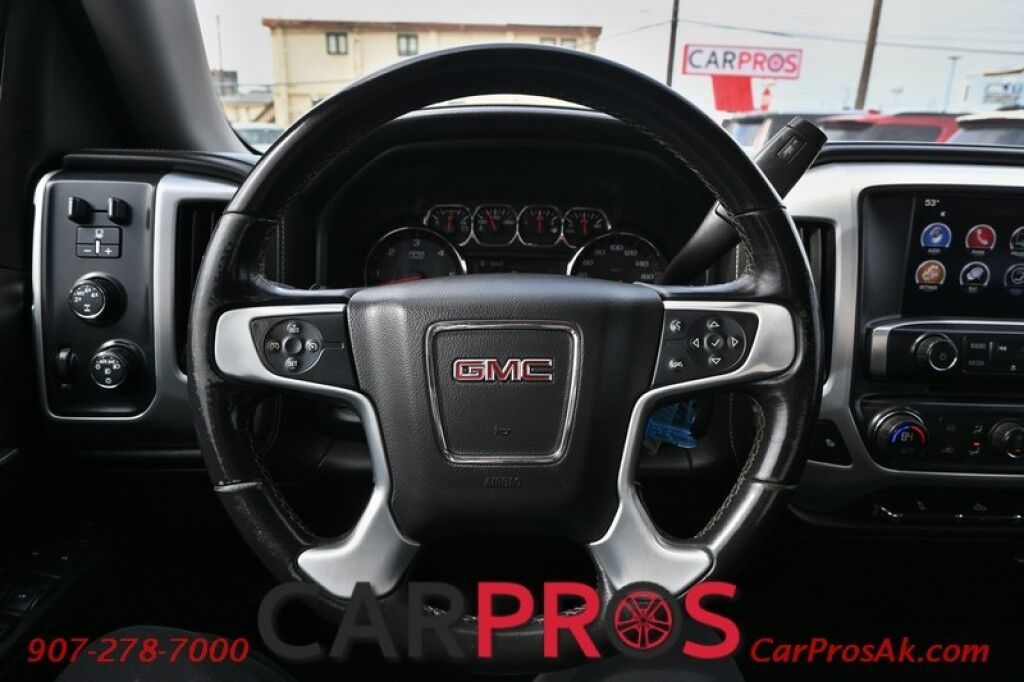 2016 GMC Sierra 1500 SLE - 4X4 - Remote Start - Double Cab - 5.3L V8 - Z71 Pkg - Power & Heated Seats - Keyless Entry - Power Windows & Door Locks - Bluetooth - Backup Camera - Tonneau Cover - Bedliner - Tow Pkg Anchorage AK
