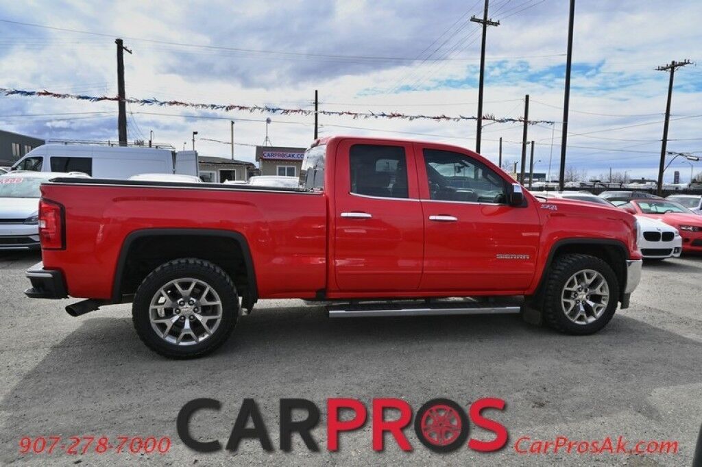 2016 GMC Sierra 1500 SLE - 4X4 - Remote Start - Double Cab - 5.3L V8 - Z71 Pkg - Power & Heated Seats - Keyless Entry - Power Windows & Door Locks - Bluetooth - Backup Camera - Tonneau Cover - Bedliner - Tow Pkg Anchorage AK