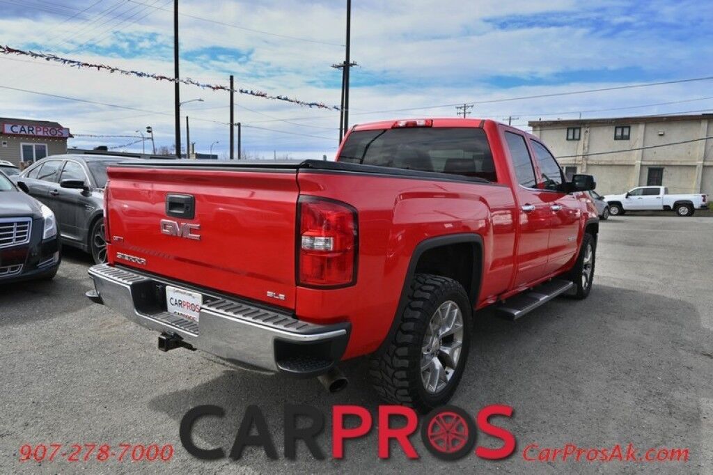 2016 GMC Sierra 1500 SLE - 4X4 - Remote Start - Double Cab - 5.3L V8 - Z71 Pkg - Power & Heated Seats - Keyless Entry - Power Windows & Door Locks - Bluetooth - Backup Camera - Tonneau Cover - Bedliner - Tow Pkg Anchorage AK