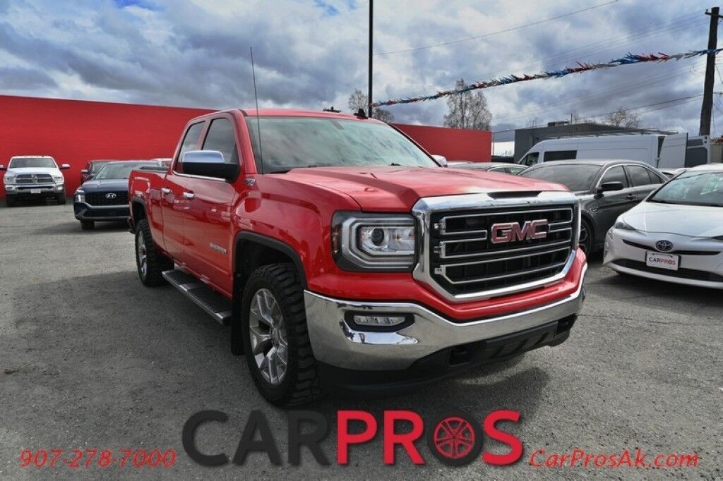 2016 GMC Sierra 1500 SLE - 4X4 - Remote Start - Double Cab - 5.3L V8 - Z71 Pkg - Power & Heated Seats - Keyless Entry - Power Windows & Door Locks - Bluetooth - Backup Camera - Tonneau Cover - Bedliner - Tow Pkg