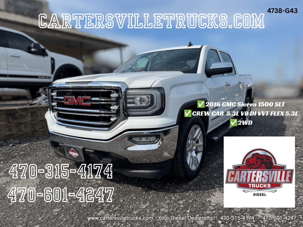 2016 GMC Sierra 1500 SLT - LOADED