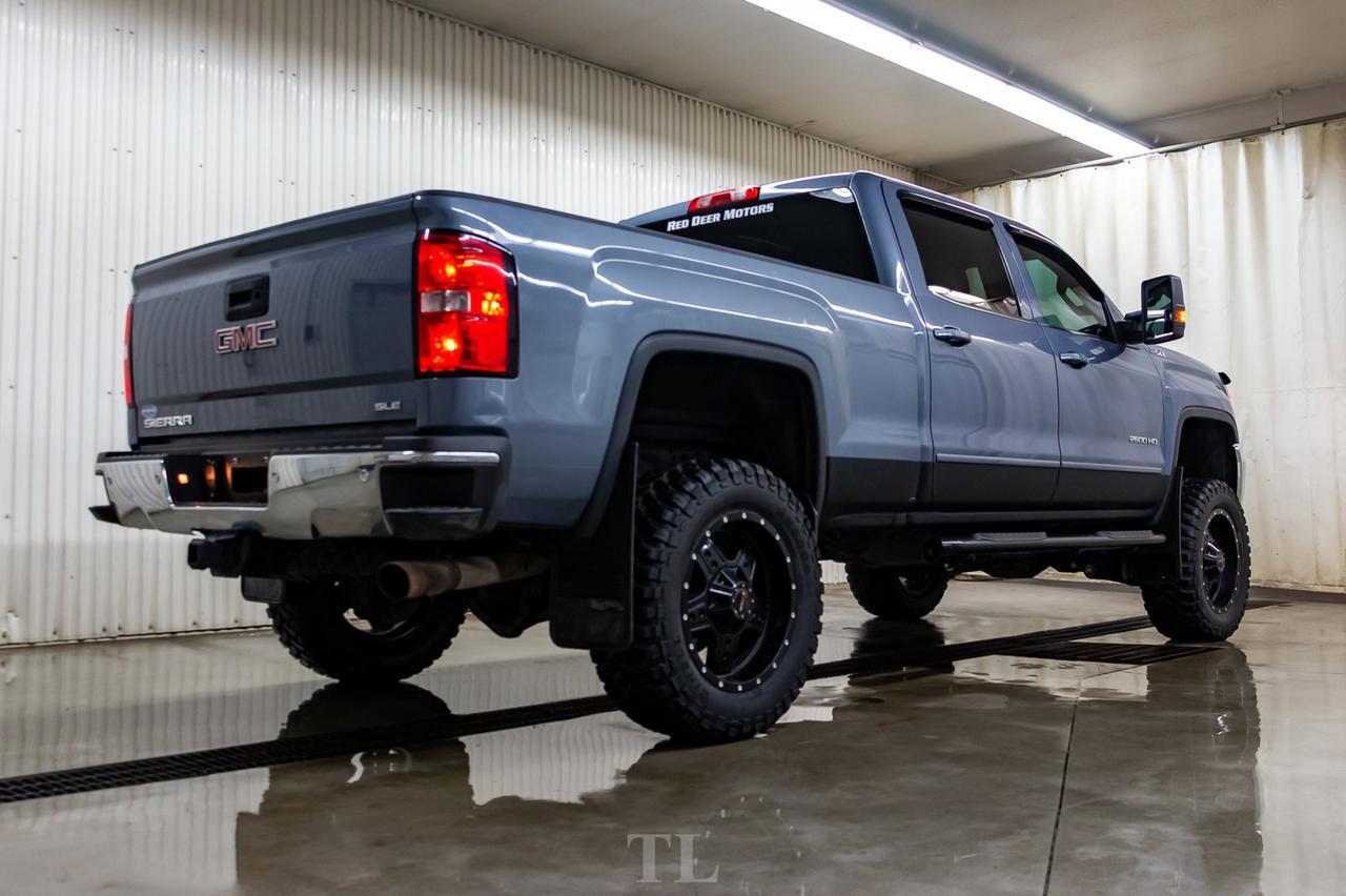 2016 GMC Sierra 2500HD 4x4 Crew Cab SLE Lift Leather BCam Red Deer AB