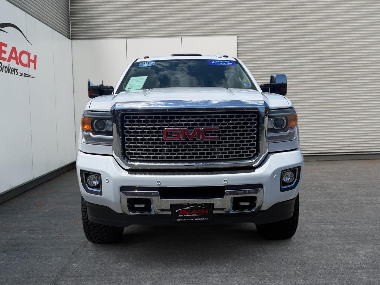 2016 GMC Sierra 2500HD Denali, HEATED/VENTILATED SEATS, BLUETOOTH, BED LINER, TONNEAU COVER, TOW PACKAGE, POWER FOLDING MIRRORS, REMOTE START, UNIVERSAL GARAGE DOOR OPENER, SUNROOF, RUNNING BOARDS, CLEAN CARFAX! Norfolk VA