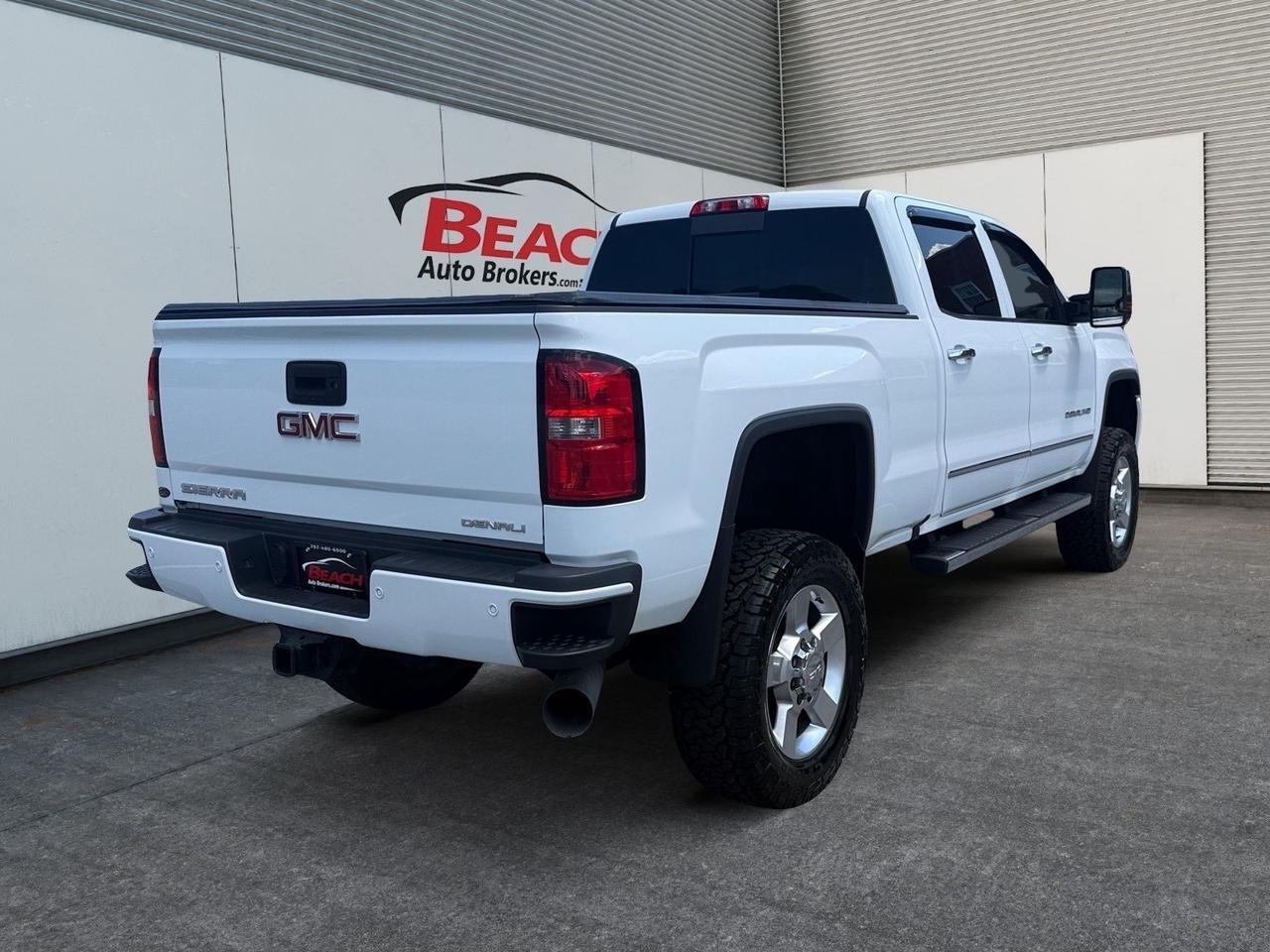 2016 GMC Sierra 2500HD Denali, HEATED/VENTILATED SEATS, BLUETOOTH, BED LINER, TONNEAU COVER, TOW PACKAGE, POWER FOLDING MIRRORS, REMOTE START, UNIVERSAL GARAGE DOOR OPENER, SUNROOF, RUNNING BOARDS, CLEAN CARFAX! Norfolk VA