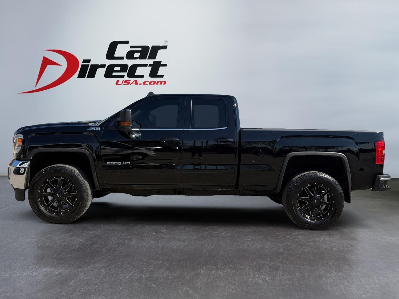2016 GMC Sierra 2500HD SLE, DURAMAX TURBO DIESEL ENGINE, CUSTOM GFX WHEELS, TOW PACKAGE, BACKUP CAMERA, PARKING SENSORS, LIFTED, ONSTAR CONNECT, POWER SEATS, LOW MILES, RIDE BIG IN THIS GMC!
