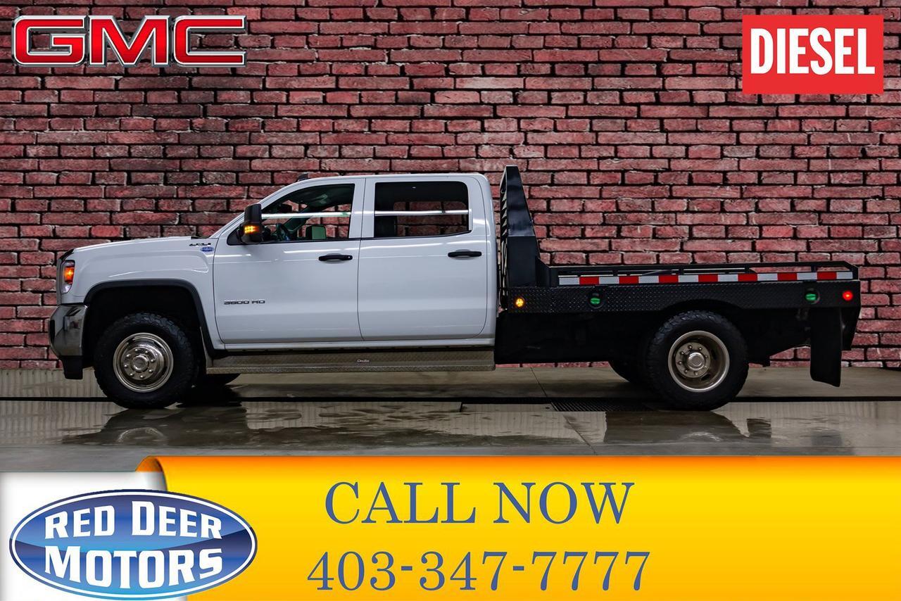 2016 GMC Sierra 3500HD 4x4 Crew Cab WT Aluminum Deck Diesel