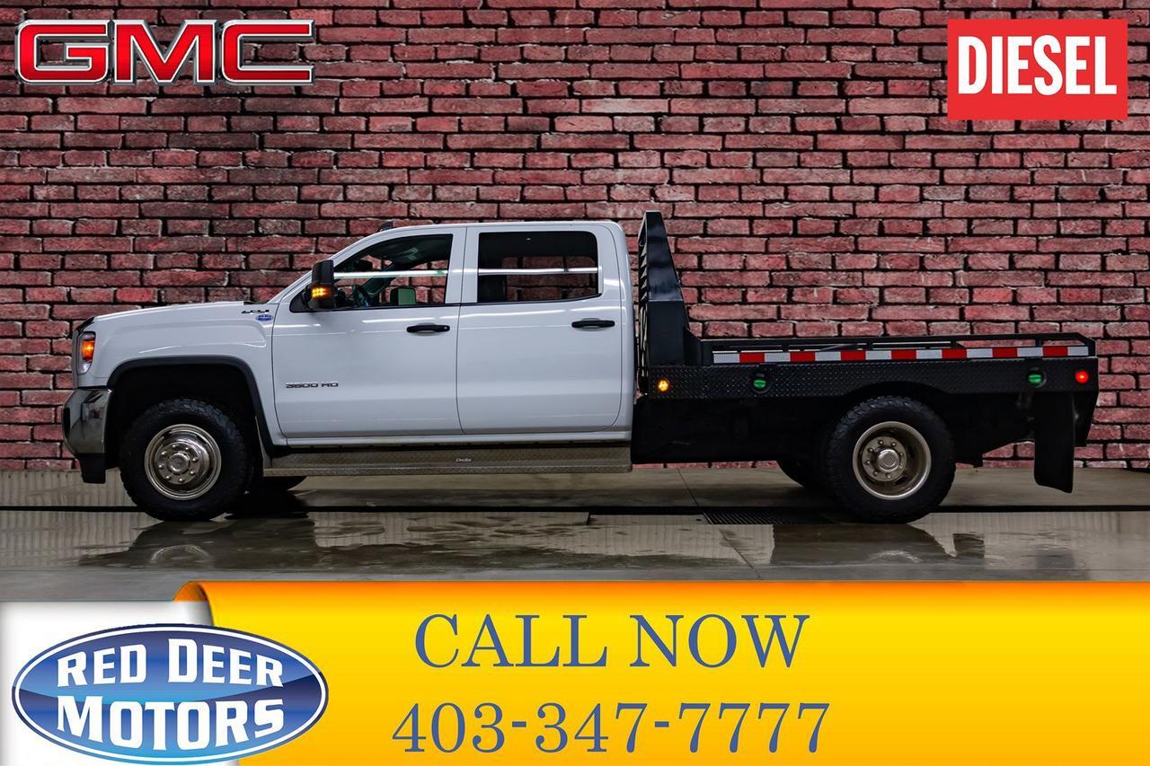 2016 GMC Sierra 3500HD 4x4 Crew Cab WT Aluminum Deck Diesel