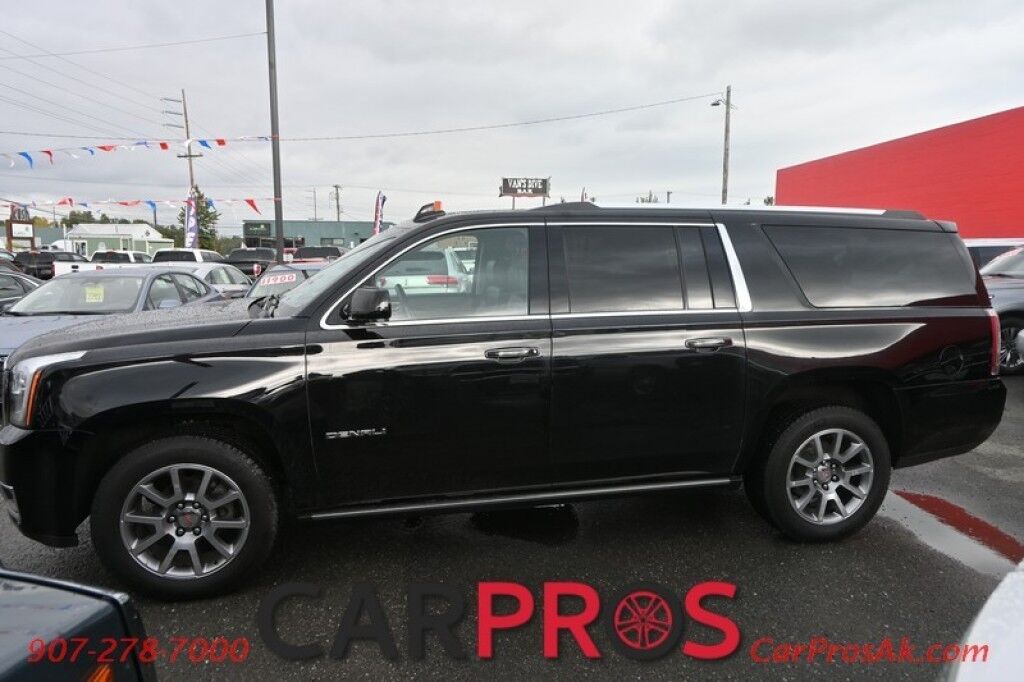 2016 GMC Yukon XL Denali - 4X4 - Auto Start - 6.2L V8 - Heated & Cooled Leather Seats - Heated Steering Wheel - Sunroof - Navigation - HUD - Lane Departure & Blind Spot Alert - Rear Entertainment - Back up Camera - 3rd Row - Seats 7 - Power Liftgate - Tow Pkg Anchorage AK