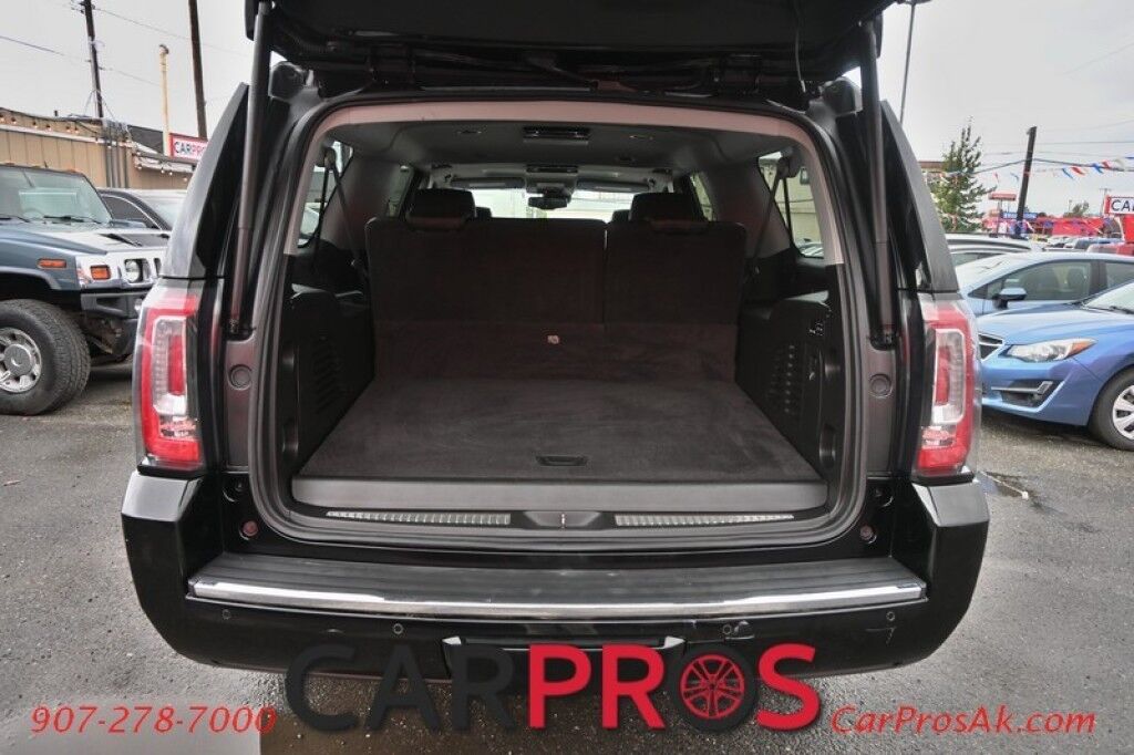 2016 GMC Yukon XL Denali - 4X4 - Auto Start - 6.2L V8 - Heated & Cooled Leather Seats - Heated Steering Wheel - Sunroof - Navigation - HUD - Lane Departure & Blind Spot Alert - Rear Entertainment - Back up Camera - 3rd Row - Seats 7 - Power Liftgate - Tow Pkg Anchorage AK