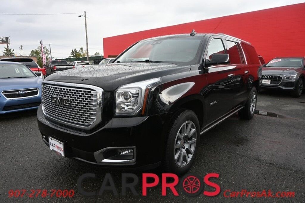 2016 GMC Yukon XL Denali - 4X4 - Auto Start - 6.2L V8 - Heated & Cooled Leather Seats - Heated Steering Wheel - Sunroof - Navigation - HUD - Lane Departure & Blind Spot Alert - Rear Entertainment - Back up Camera - 3rd Row - Seats 7 - Power Liftgate - Tow Pkg Anchorage AK
