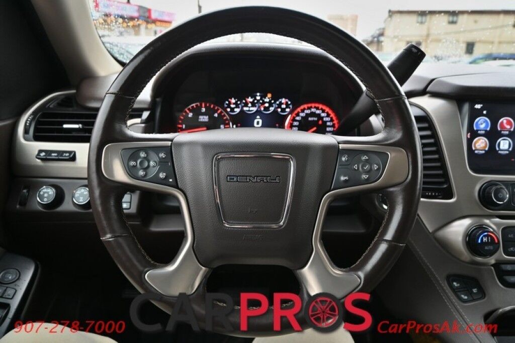 2016 GMC Yukon XL Denali - 4X4 - Remote Start - 6.2L V8 - Power & Leather Heated/Cooled Seats - 2nd Row Heated Seats - Sunroof - Keyless Entry & Start - Rear Entertainment - Bose Sound System - HUD - Bluetooth - NAV - Backup Camera - 3rd Row - Seats 7 - Tow Pkg Anchorage AK