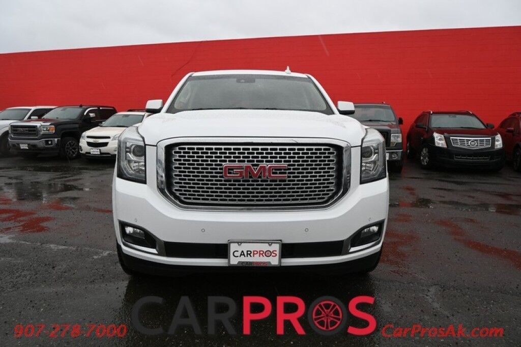 2016 GMC Yukon XL Denali - 4X4 - Remote Start - 6.2L V8 - Power & Leather Heated/Cooled Seats - 2nd Row Heated Seats - Sunroof - Keyless Entry & Start - Rear Entertainment - Bose Sound System - HUD - Bluetooth - NAV - Backup Camera - 3rd Row - Seats 7 - Tow Pkg Anchorage AK