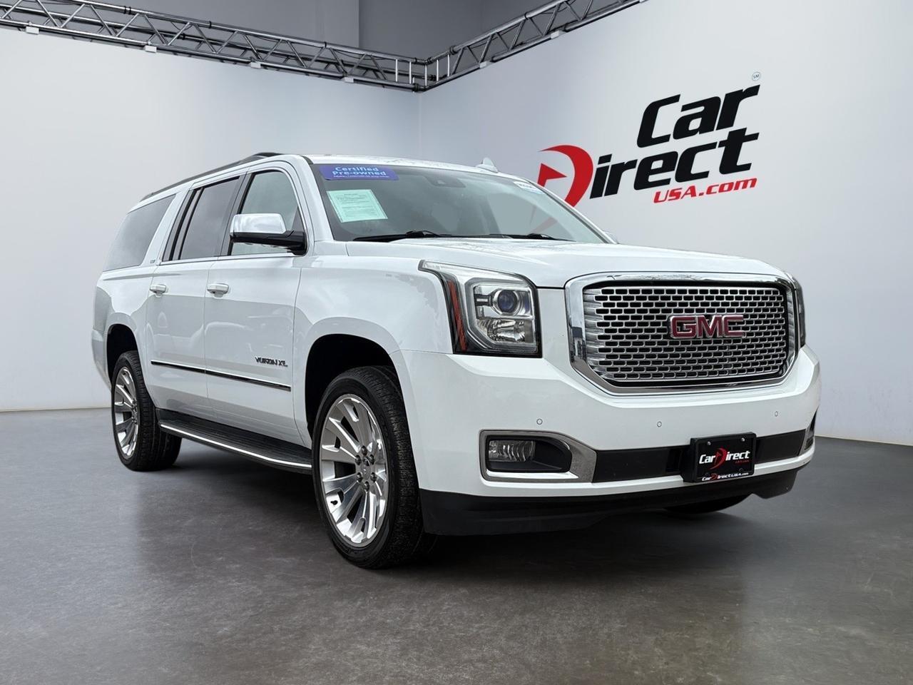 2016 GMC Yukon XL SLT, RUNNING BOARDS, LANE KEEP ASSIST, POWER LIFTGATE, HEATED & A/C SEATS, POWER 3RD ROW, SUNROOF, BACKUP CAMERA WITH PARKING SENSORS, NAVIGATION, REMOTE START, PERFECT SUV FOR ALL THE SUMMER VACATIONS!