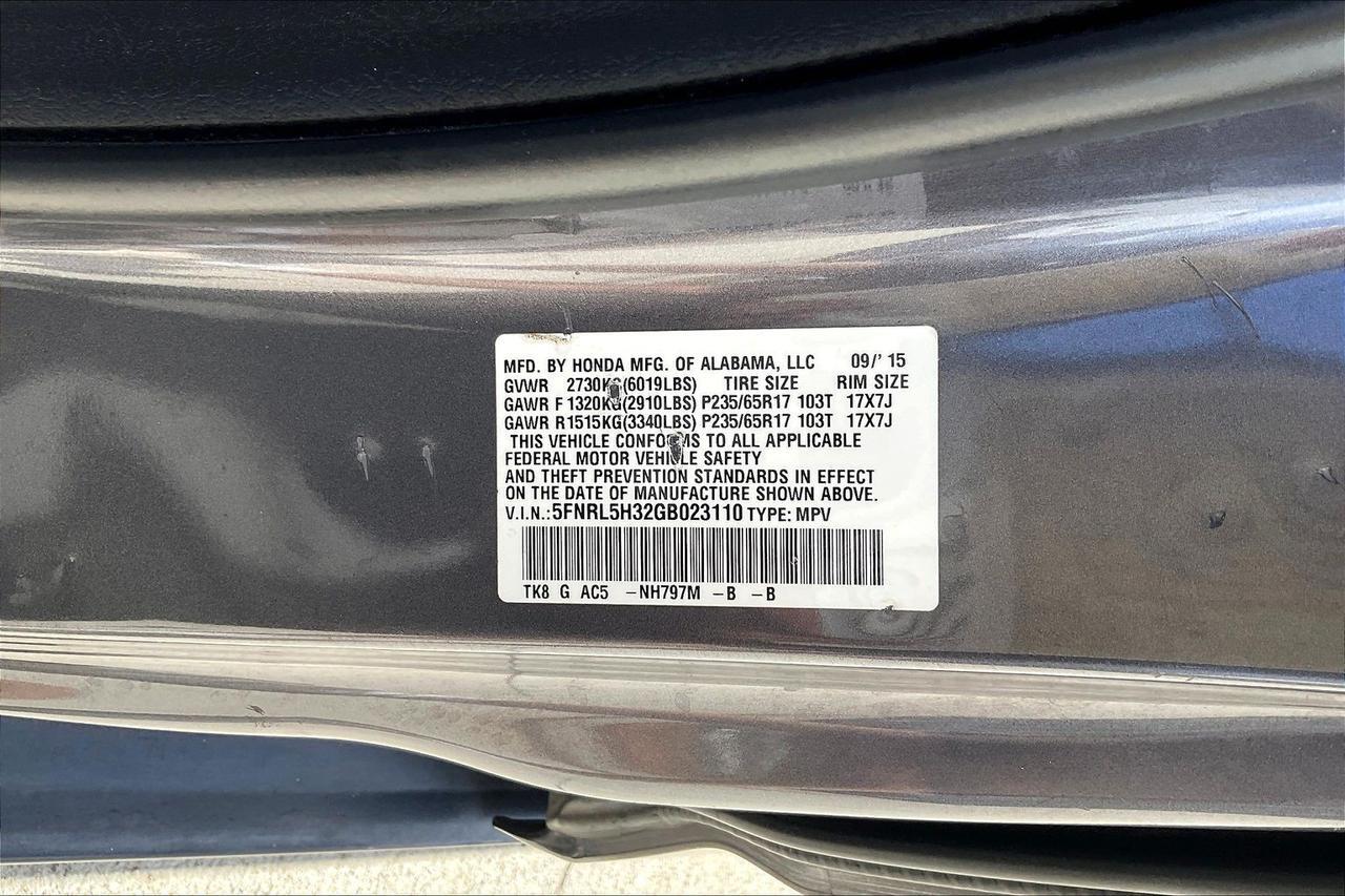 2016 HONDA ODYSSEY SE Houston TX