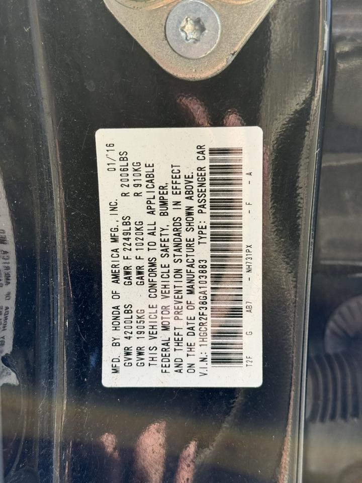 2016 Honda Accord LX Crestwood KY
