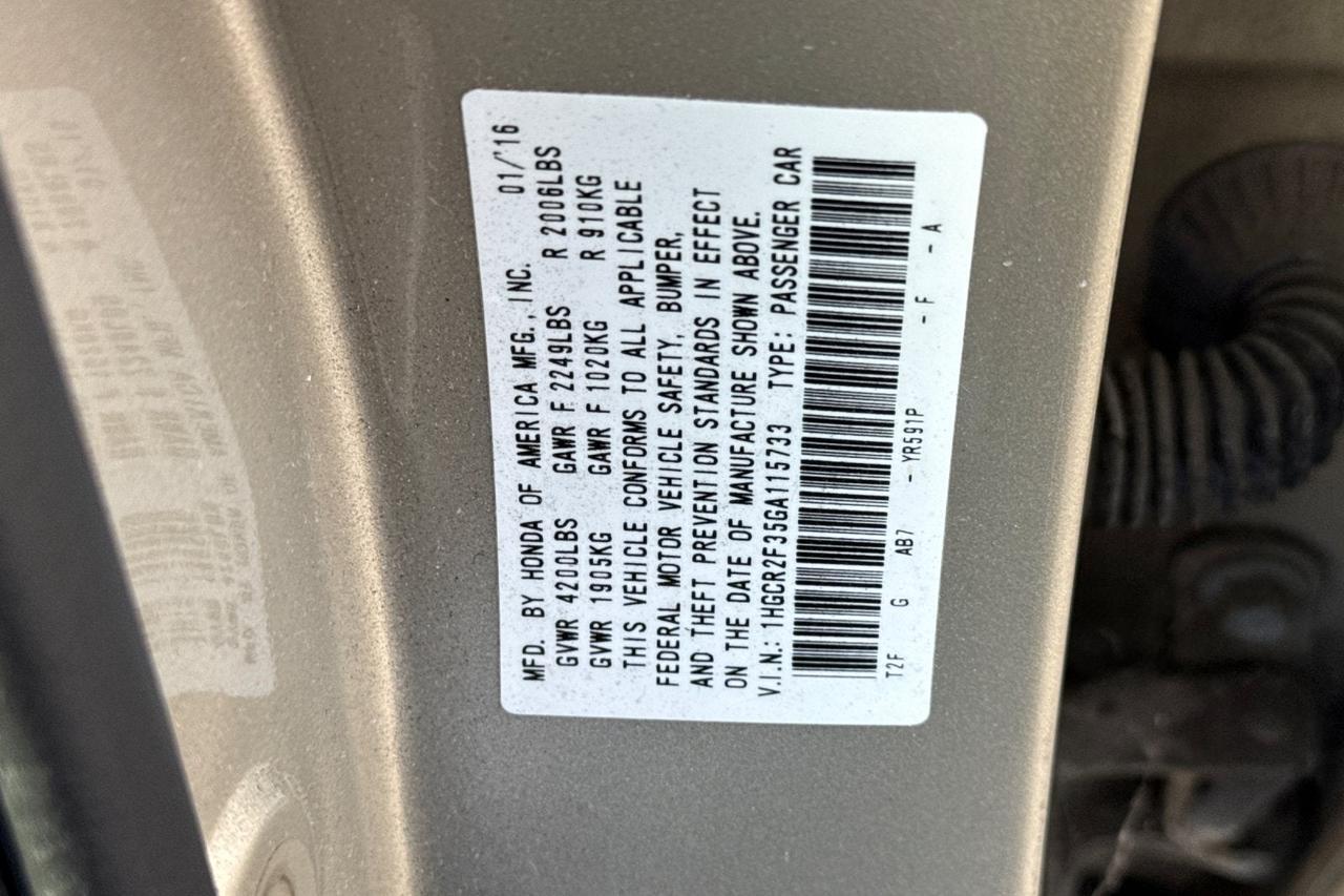 2016 Honda Accord LX Roseville CA