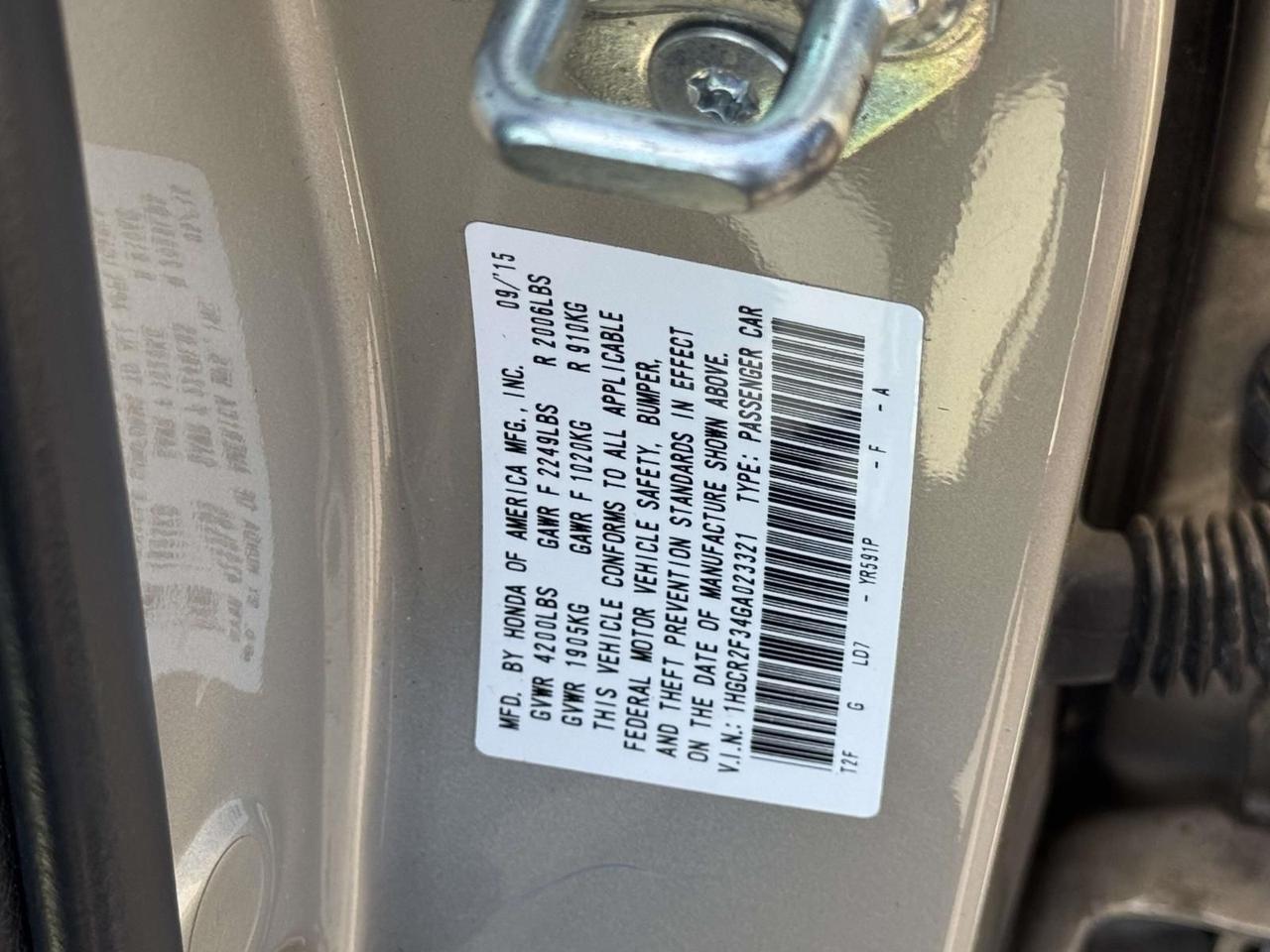 2016 Honda Accord LX Alexandria VA