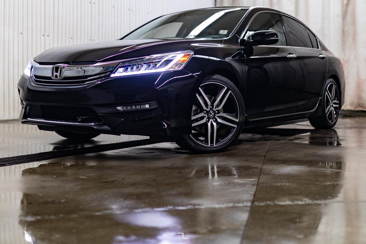 2016 Honda Accord Touring Leather Roof Nav BCam Red Deer AB