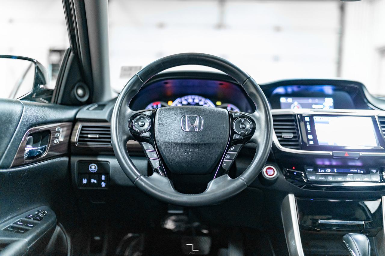 2016 Honda Accord Touring Leather Roof Nav BCam Red Deer AB