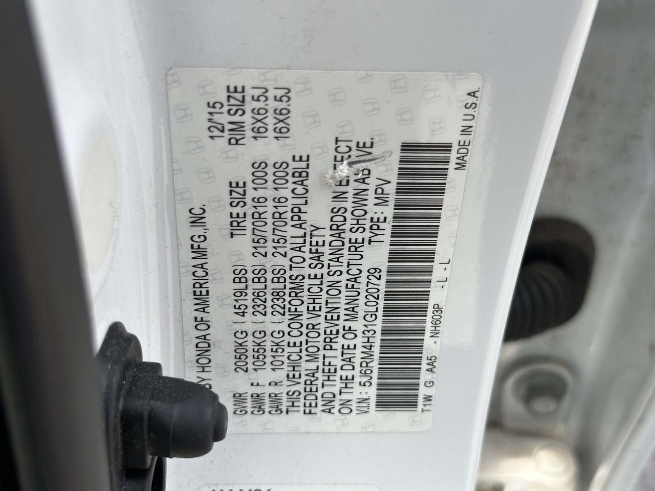 2016 Honda CR-V LX Alexandria VA