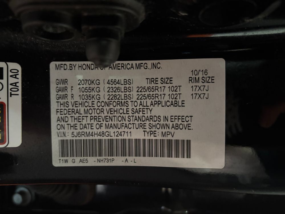 2016 Honda CR-V SE Franklin OH