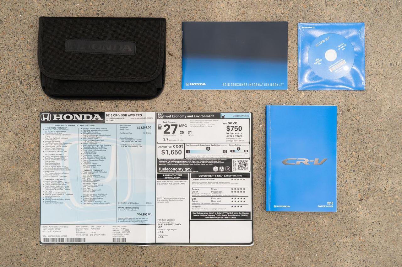 2016 Honda CR-V Touring Gladstone OR