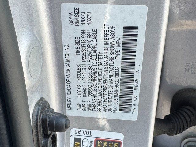 2016 Honda CR-V Touring Springfield VA
