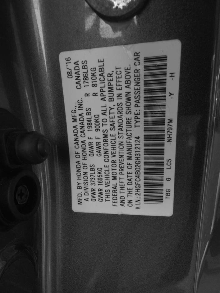 2016 Honda Civic Coupe 2dr CVT LX-P Jacksonville FL