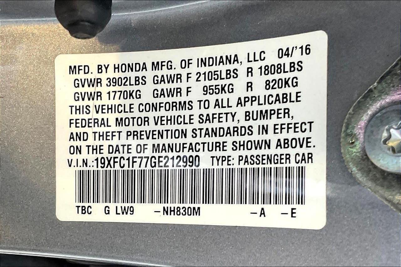 2016 Honda Civic EX-L Roseville CA