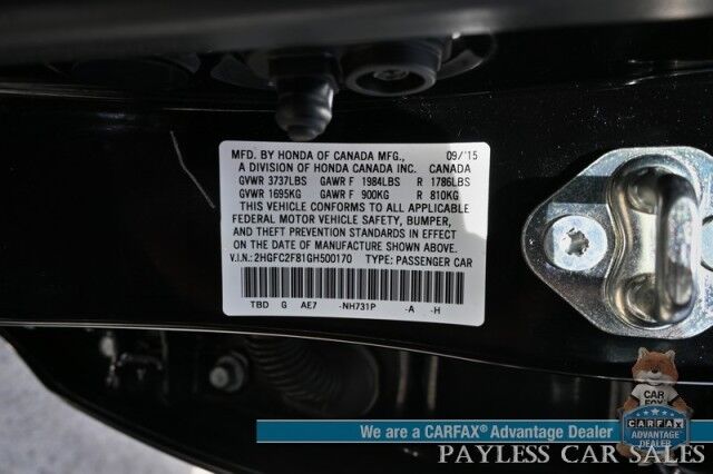 2016 Honda Civic EX Sense Anchorage AK