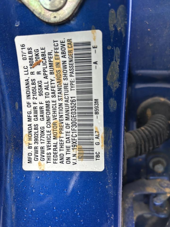 2016 Honda Civic EX-T Crestwood KY