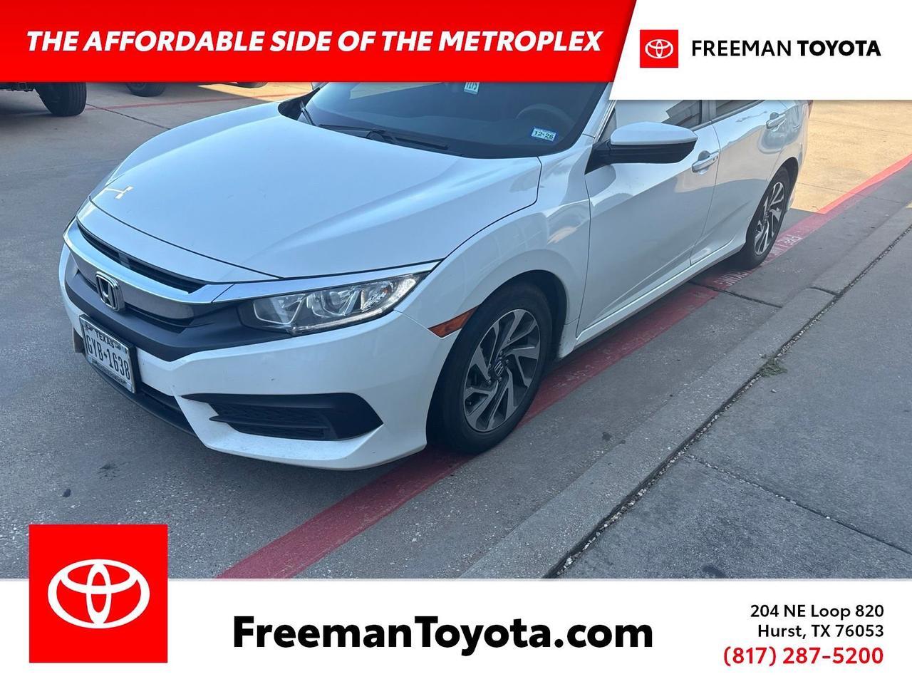 2016 Honda Civic Sedan EX Hurst TX
