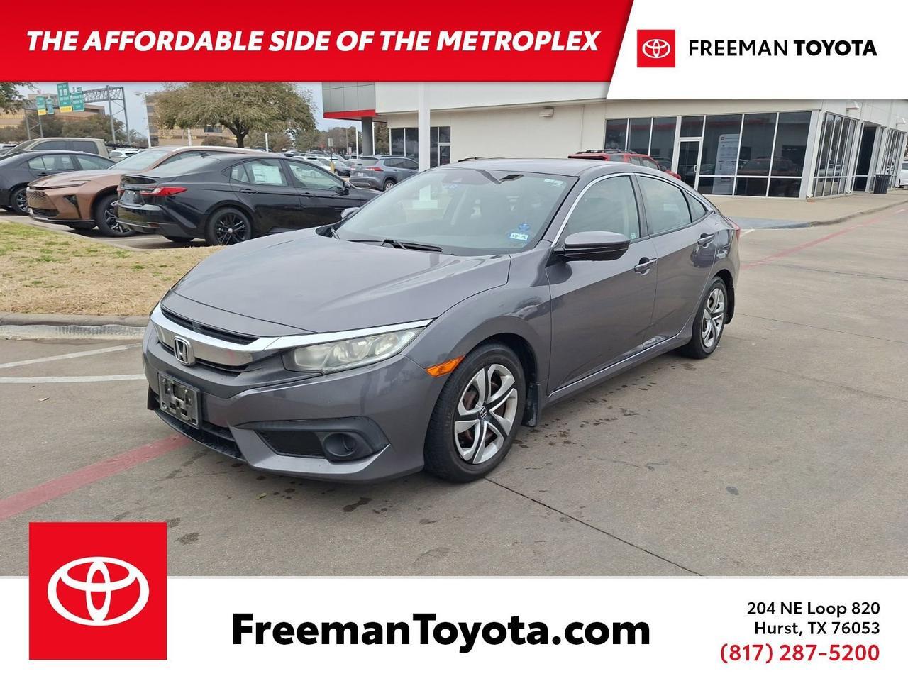 2016 Honda Civic Sedan LX Hurst TX