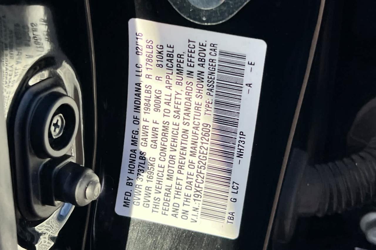 2016 Honda Civic Sedan LX Roseville CA