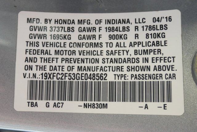 2016 Honda Civic Sedan LX San Juan TX