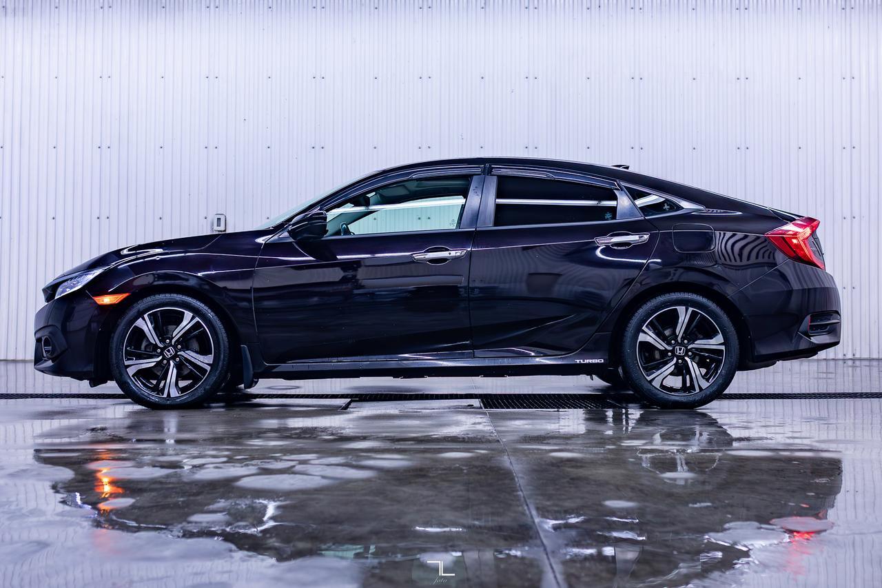 2016 Honda Civic Sedan Touring Leather Roof Nav BCam Red Deer AB