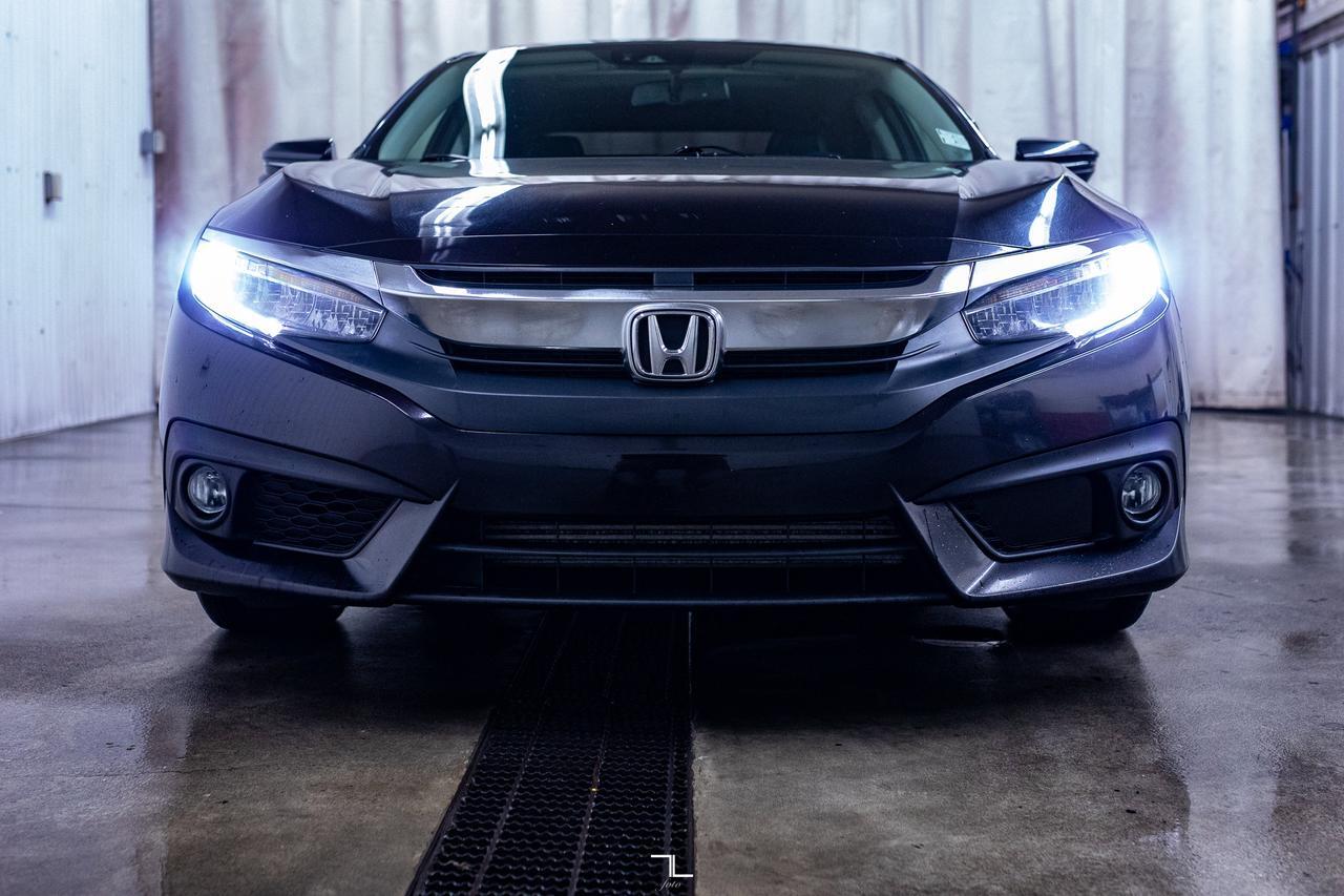 2016 Honda Civic Sedan Touring Leather Roof Nav BCam Red Deer AB