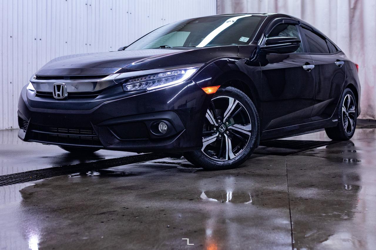 2016 Honda Civic Sedan Touring Leather Roof Nav BCam Red Deer AB