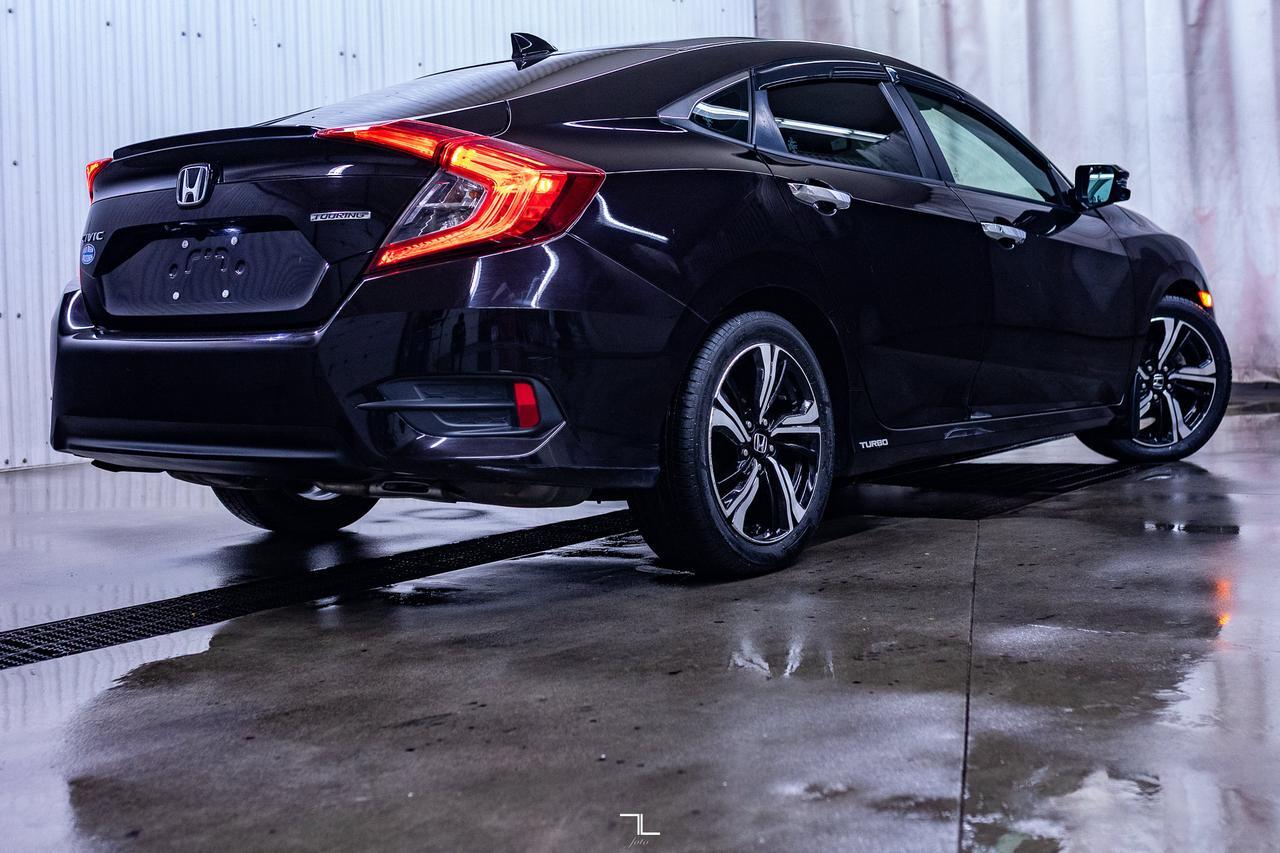 2016 Honda Civic Sedan Touring Leather Roof Nav BCam Red Deer AB