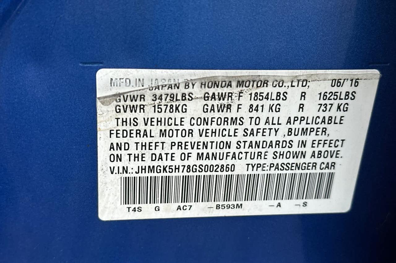 2016 Honda Fit EX Roseville CA