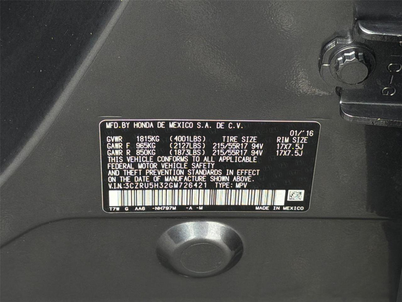 2016 Honda HR-V LX Hagerstown MD