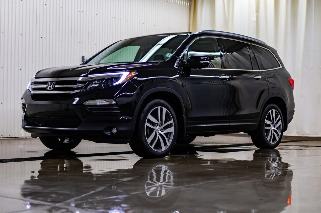 2016 Honda Pilot AWD Touring Leather Roof Nav TV BCam Red Deer AB