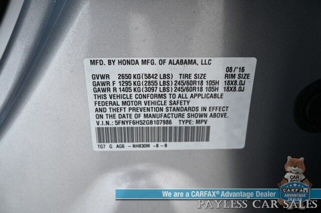 2016 Honda Pilot EX-L Anchorage AK