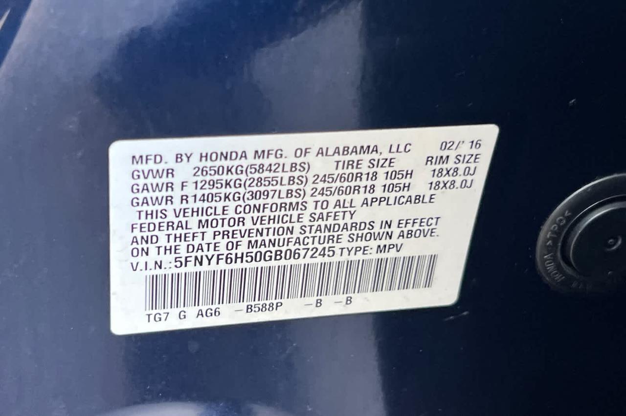 2016 Honda Pilot EX-L Roseville CA