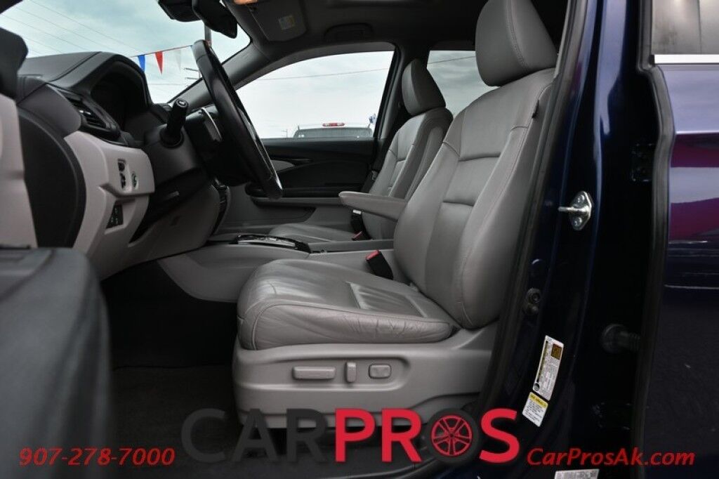 2016 Honda Pilot Touring - AWD - AutoStart - Power & Heated Leather Seats - Sunroof - Navigation - Sunroof - Lane Departure & Adaptive Cruise - Rear Entertainment - Back up Camera - Power Liftgate - 3rd Row - Seats 8 - Keyless Entry & Start - 26 MPG Anchorage AK