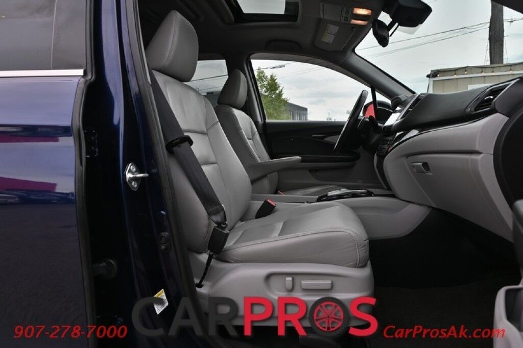 2016 Honda Pilot Touring - AWD - AutoStart - Power & Heated Leather Seats - Sunroof - Navigation - Sunroof - Lane Departure & Adaptive Cruise - Rear Entertainment - Back up Camera - Power Liftgate - 3rd Row - Seats 8 - Keyless Entry & Start - 26 MPG Anchorage AK