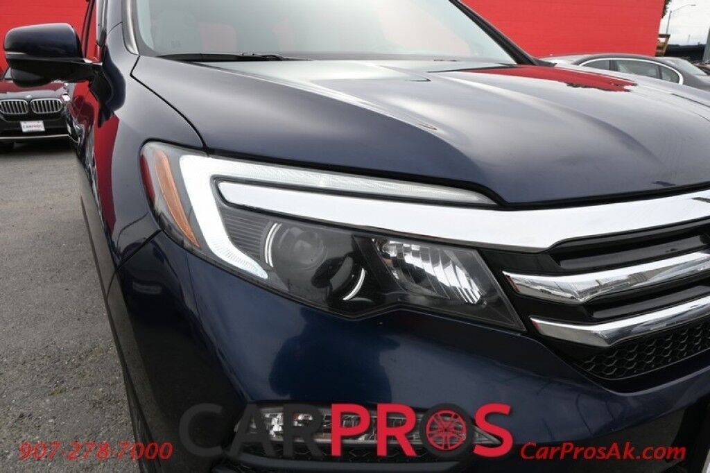 2016 Honda Pilot Touring - AWD - AutoStart - Power & Heated Leather Seats - Sunroof - Navigation - Sunroof - Lane Departure & Adaptive Cruise - Rear Entertainment - Back up Camera - Power Liftgate - 3rd Row - Seats 8 - Keyless Entry & Start - 26 MPG Anchorage AK