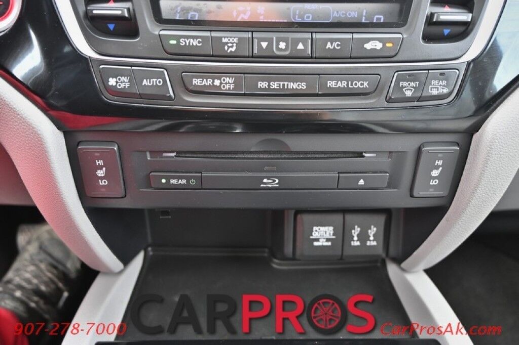 2016 Honda Pilot Touring - AWD - AutoStart - Power & Heated Leather Seats - Sunroof - Navigation - Sunroof - Lane Departure & Adaptive Cruise - Rear Entertainment - Back up Camera - Power Liftgate - 3rd Row - Seats 8 - Keyless Entry & Start - 26 MPG Anchorage AK