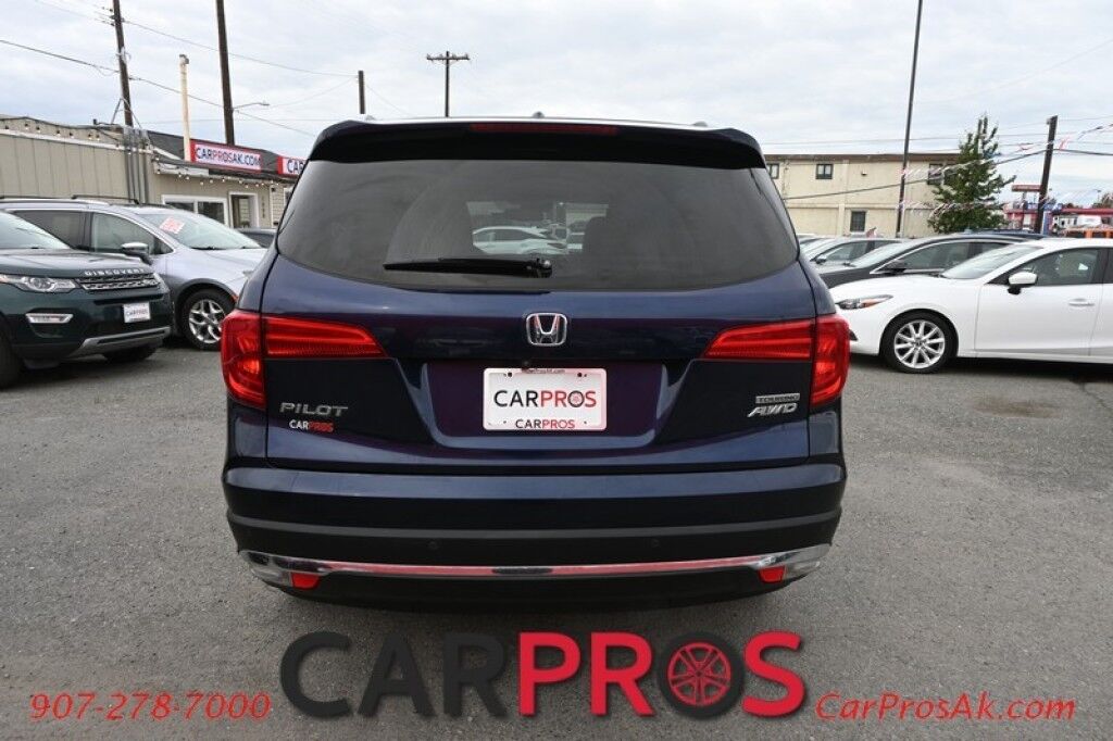 2016 Honda Pilot Touring - AWD - AutoStart - Power & Heated Leather Seats - Sunroof - Navigation - Sunroof - Lane Departure & Adaptive Cruise - Rear Entertainment - Back up Camera - Power Liftgate - 3rd Row - Seats 8 - Keyless Entry & Start - 26 MPG Anchorage AK